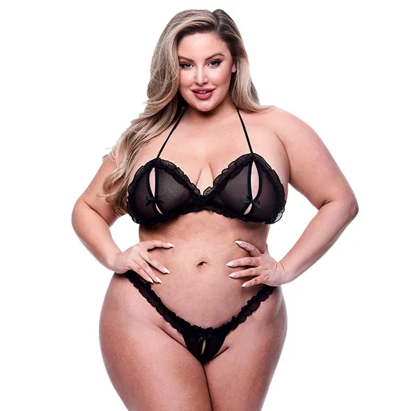 Baci Peek-a-boo Ensemble Lingerie Sans Croix
