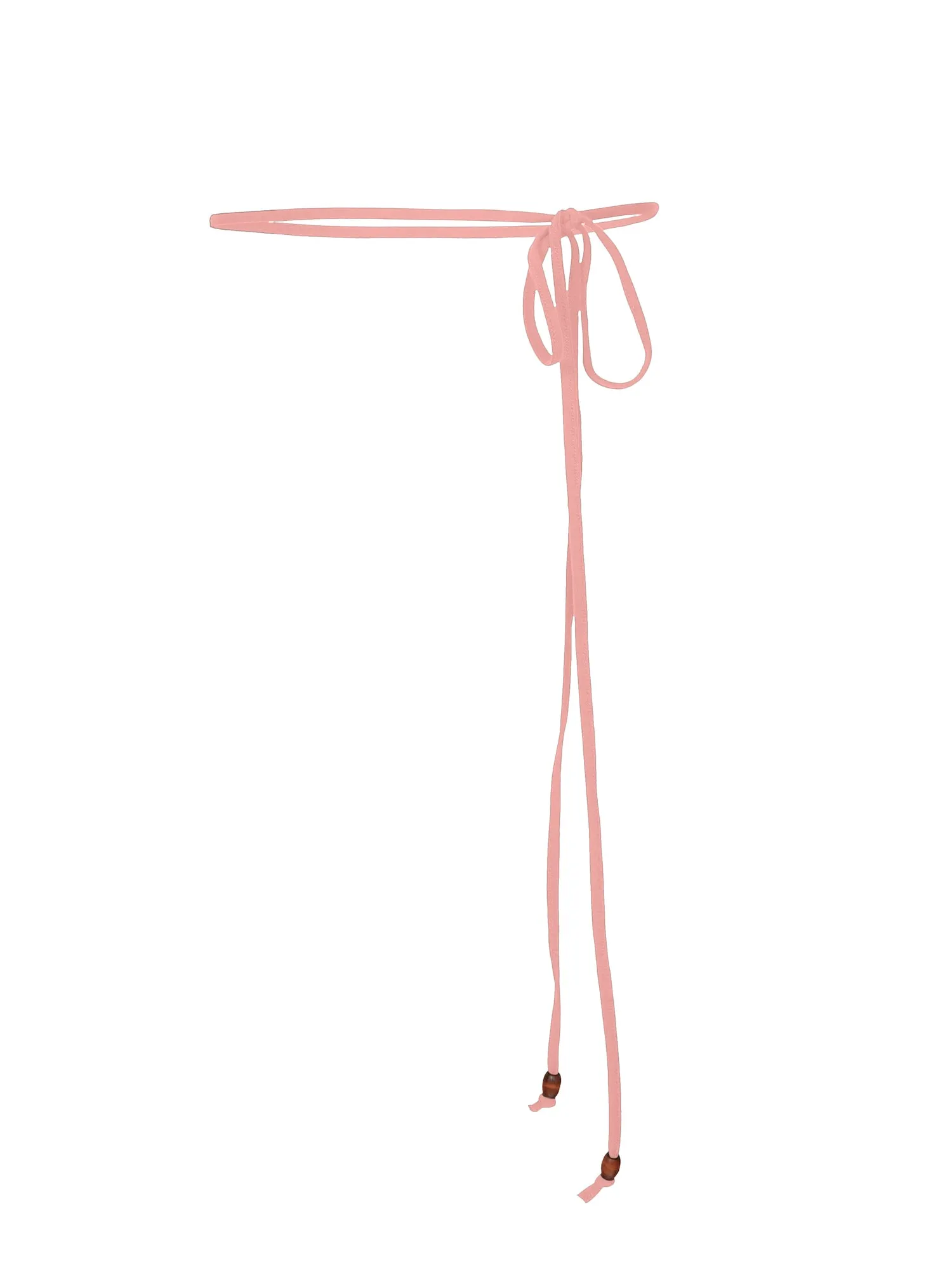 Bamboo String Belt - Pink Clay