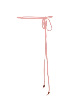Bamboo String Belt - Pink Clay