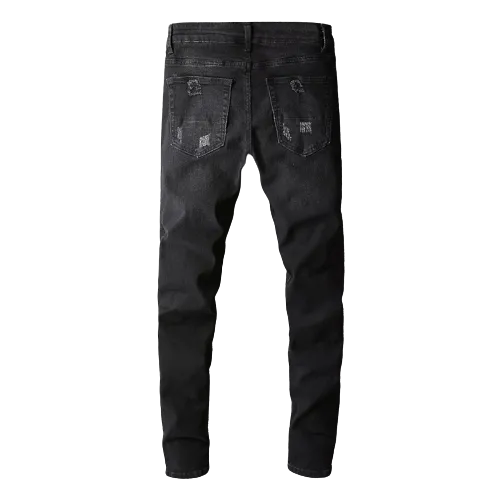 Bandanna Ripped Jeans