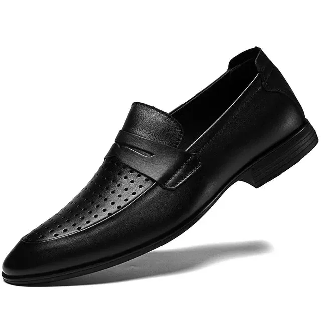 BellaVita Italienische Luxus Echtleder-Loafer