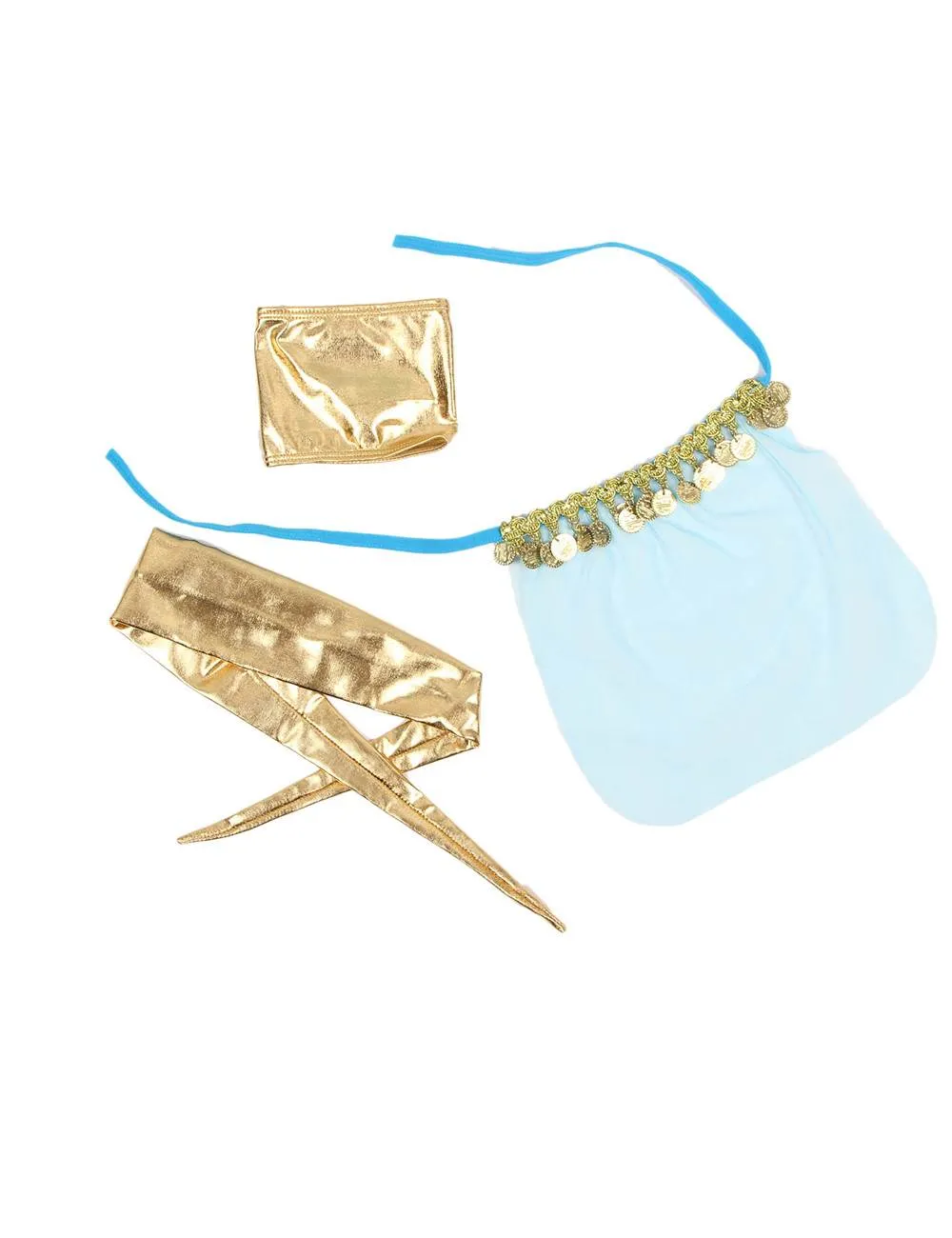 BellyDance Egypt Style Sexy Bralette Lingerie Set With Golden Paillette