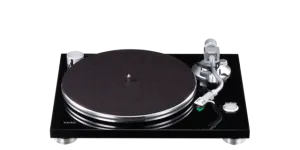 Belt-Drive 2 speed Analog Turntable with Built-in Phono EQ Amplifier
