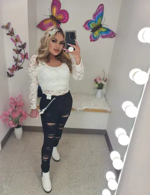 Bi-414 black ripped jean