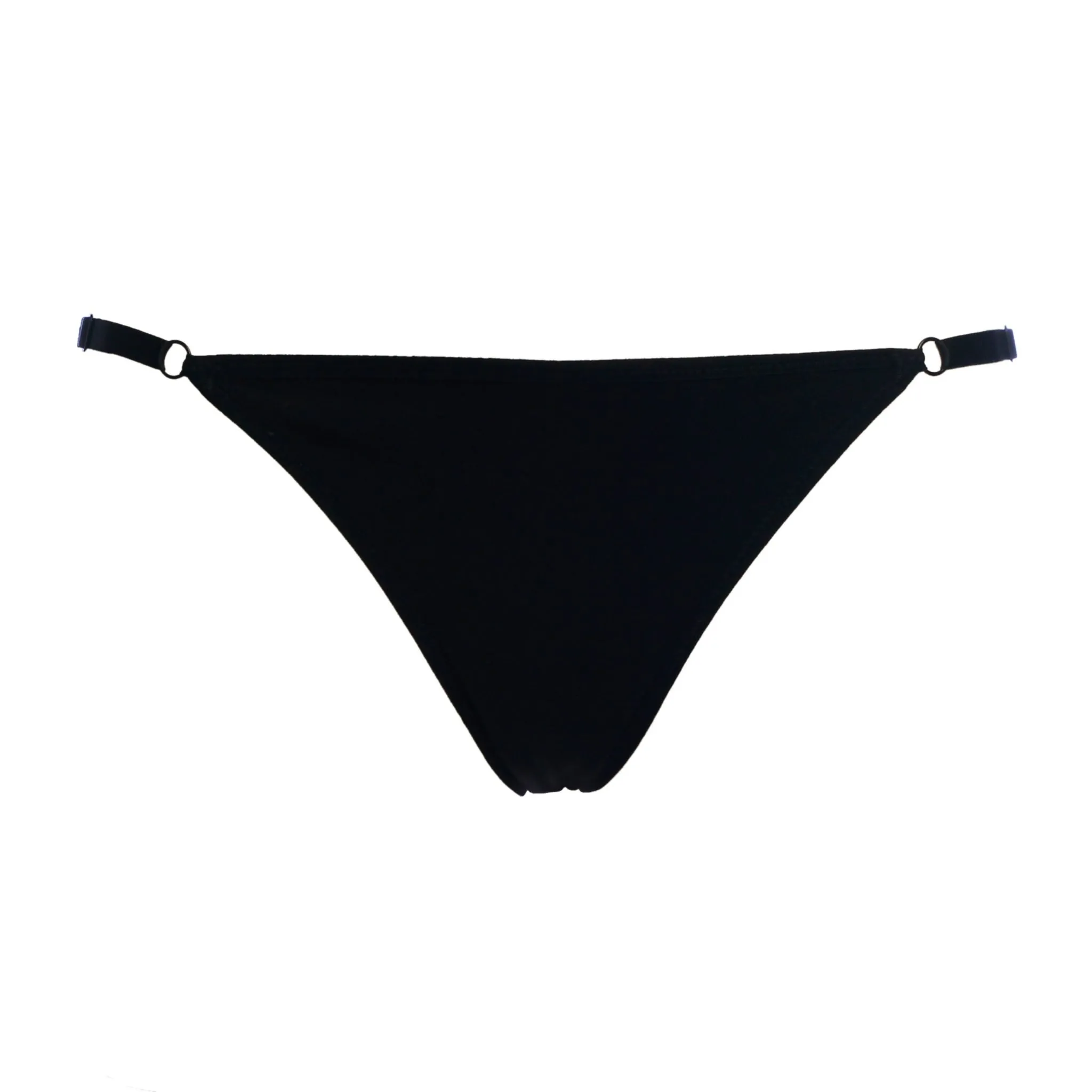 Black Jersey Triangle Panties