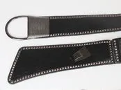 Black Leather Waist Belt