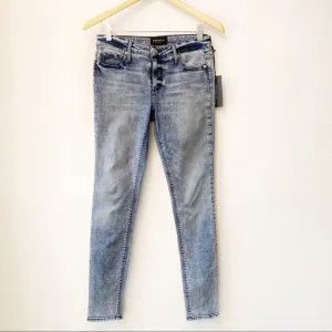 Black Orchid Jude Mid Rise Skinny Jeans Acid Wash