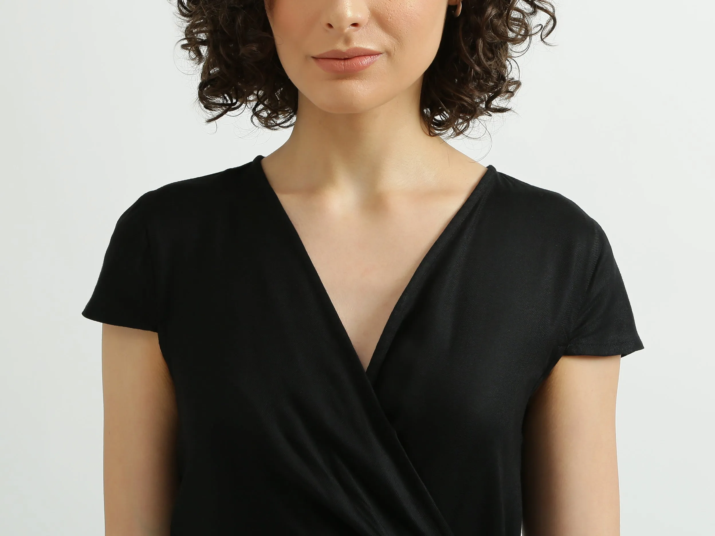 Black Wrap Dress