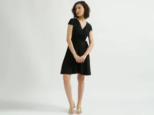 Black Wrap Dress