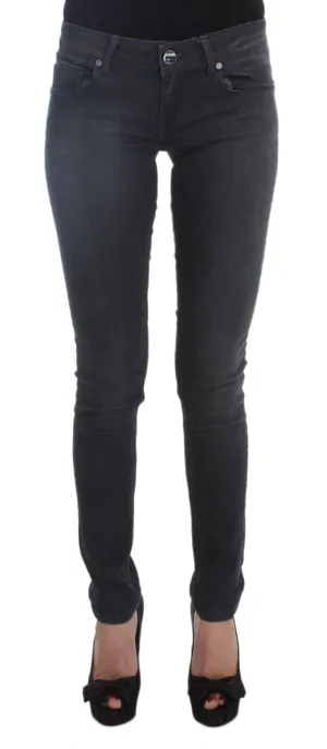 Blue Cotton Stretch Slim Fit Jeans