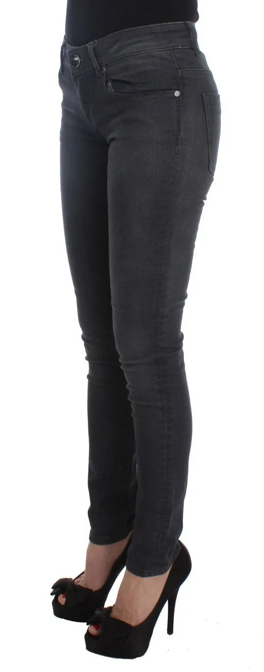Blue Cotton Stretch Slim Fit Jeans