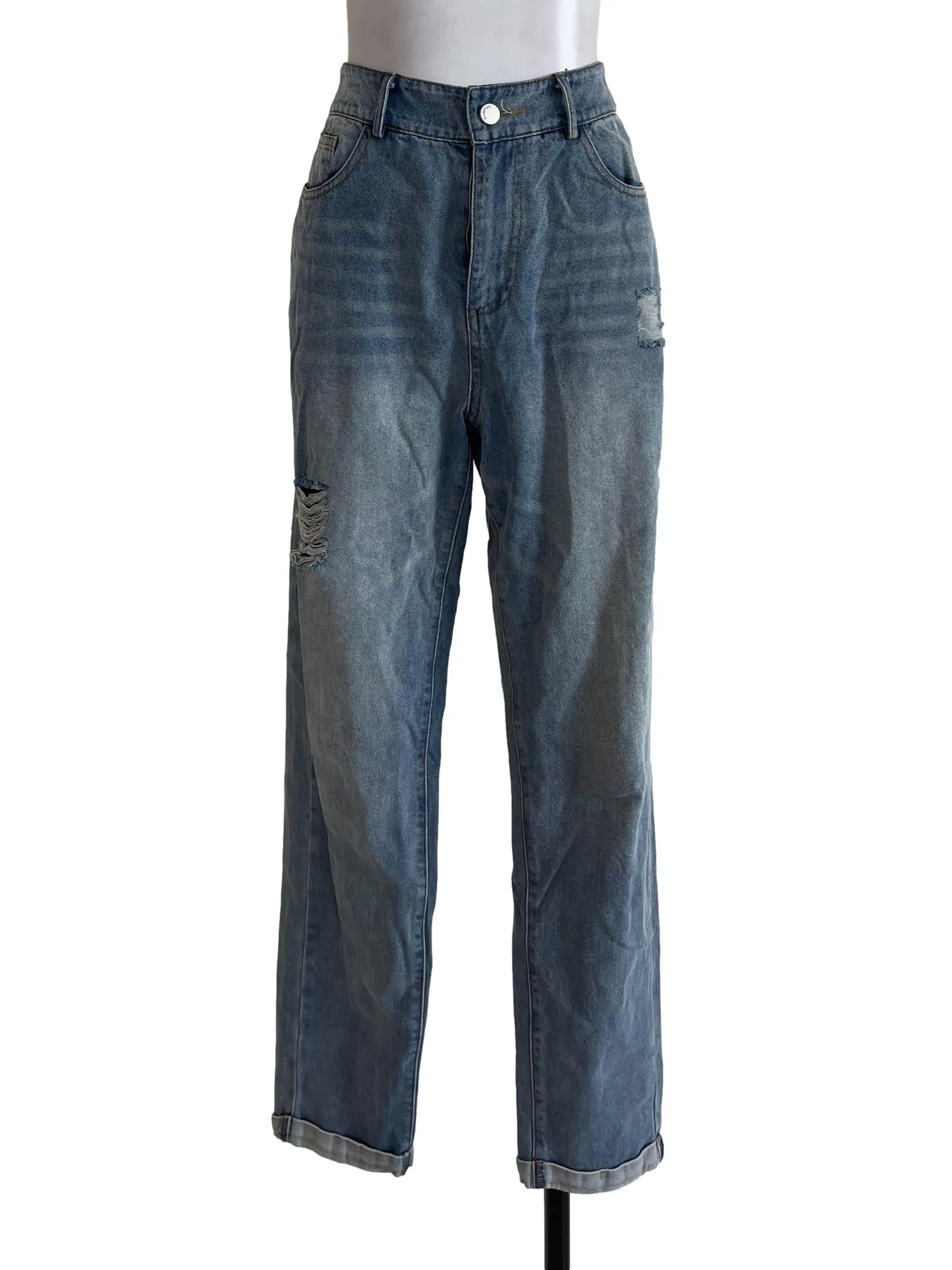 Blue Ripped Jeans