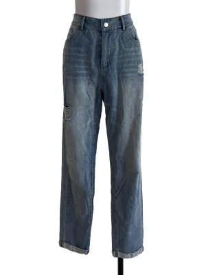 Blue Ripped Jeans