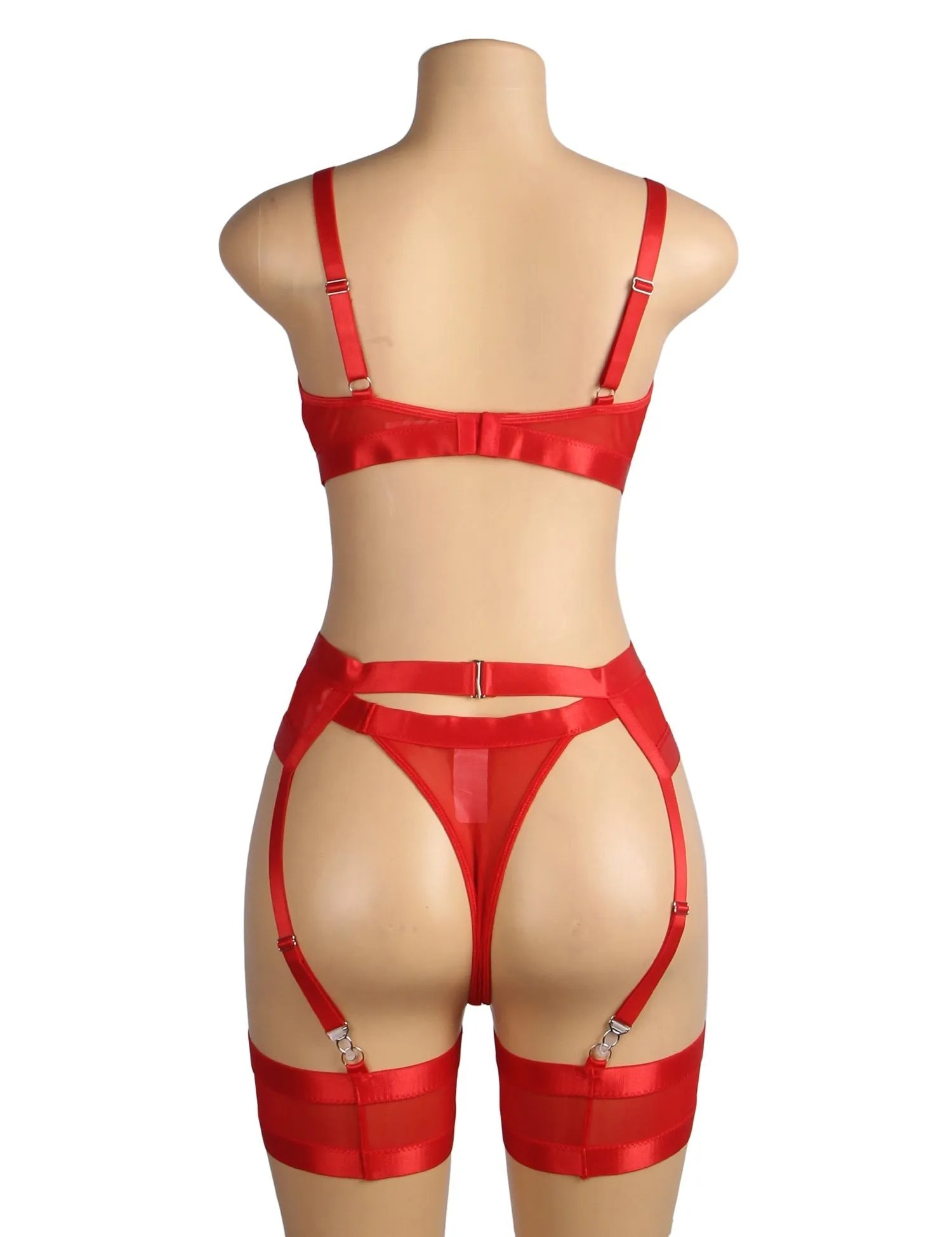 Bondage Garter Egypt Belt Bra Set