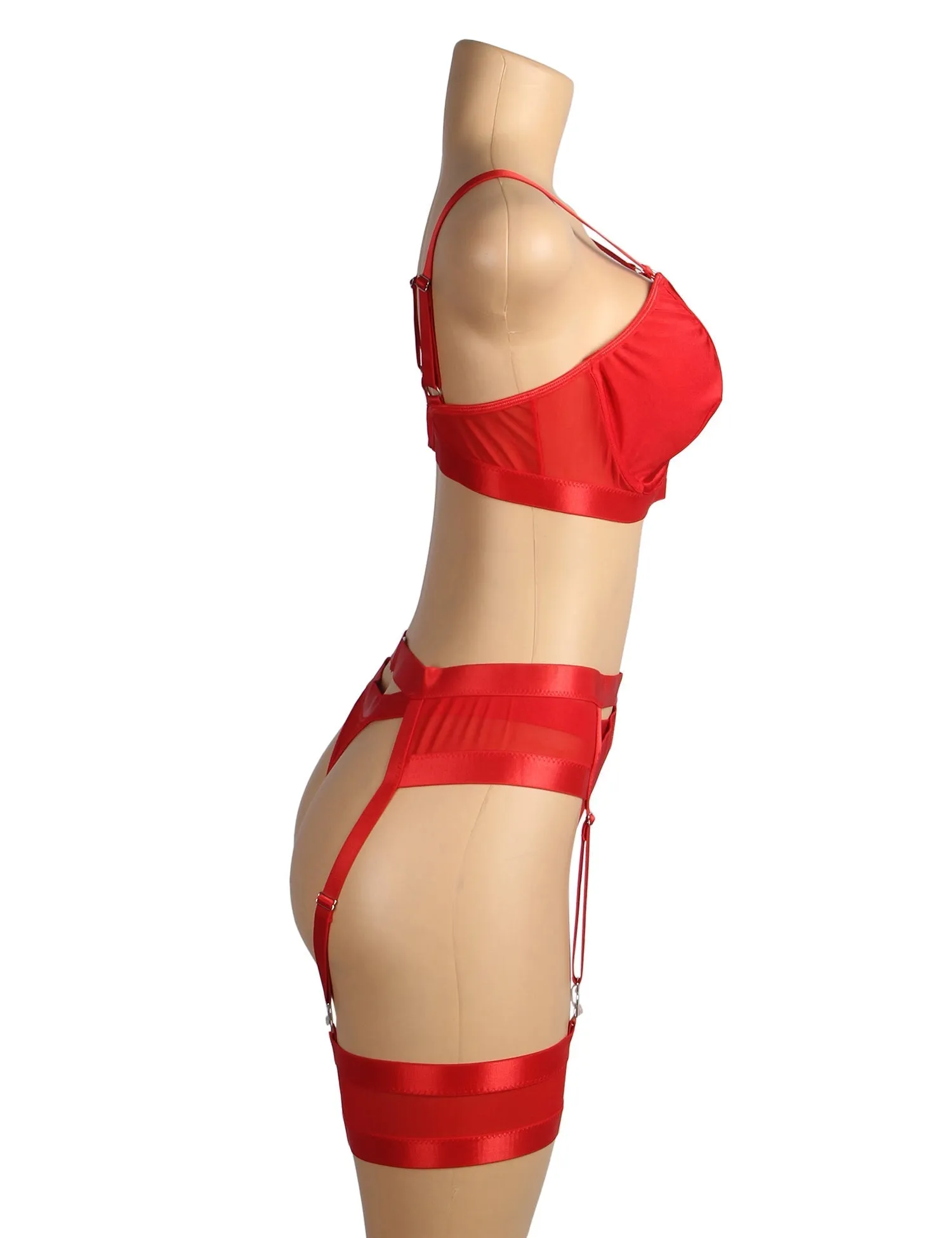 Bondage Garter Egypt Belt Bra Set
