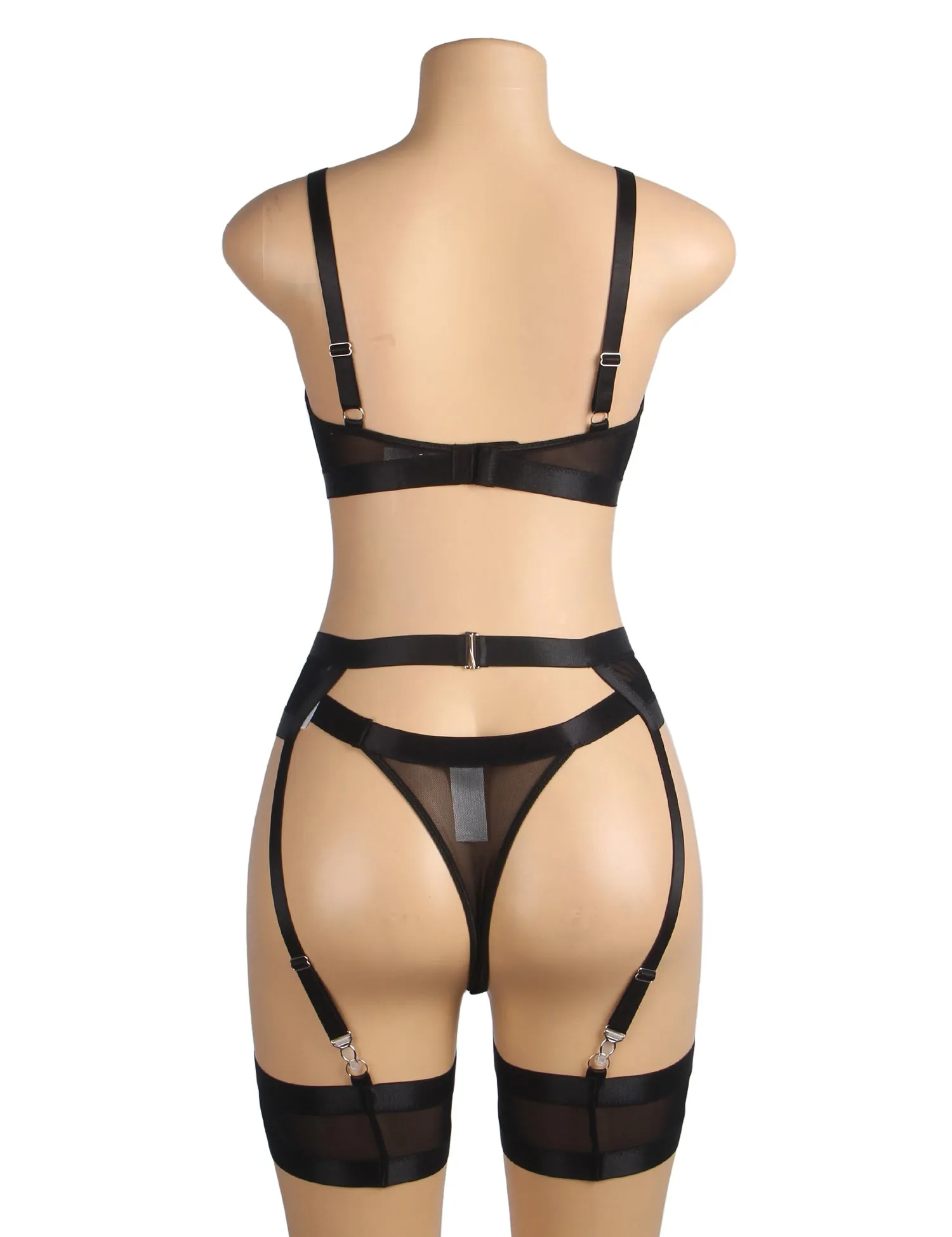 Bondage Garter Egypt Belt Bra Set