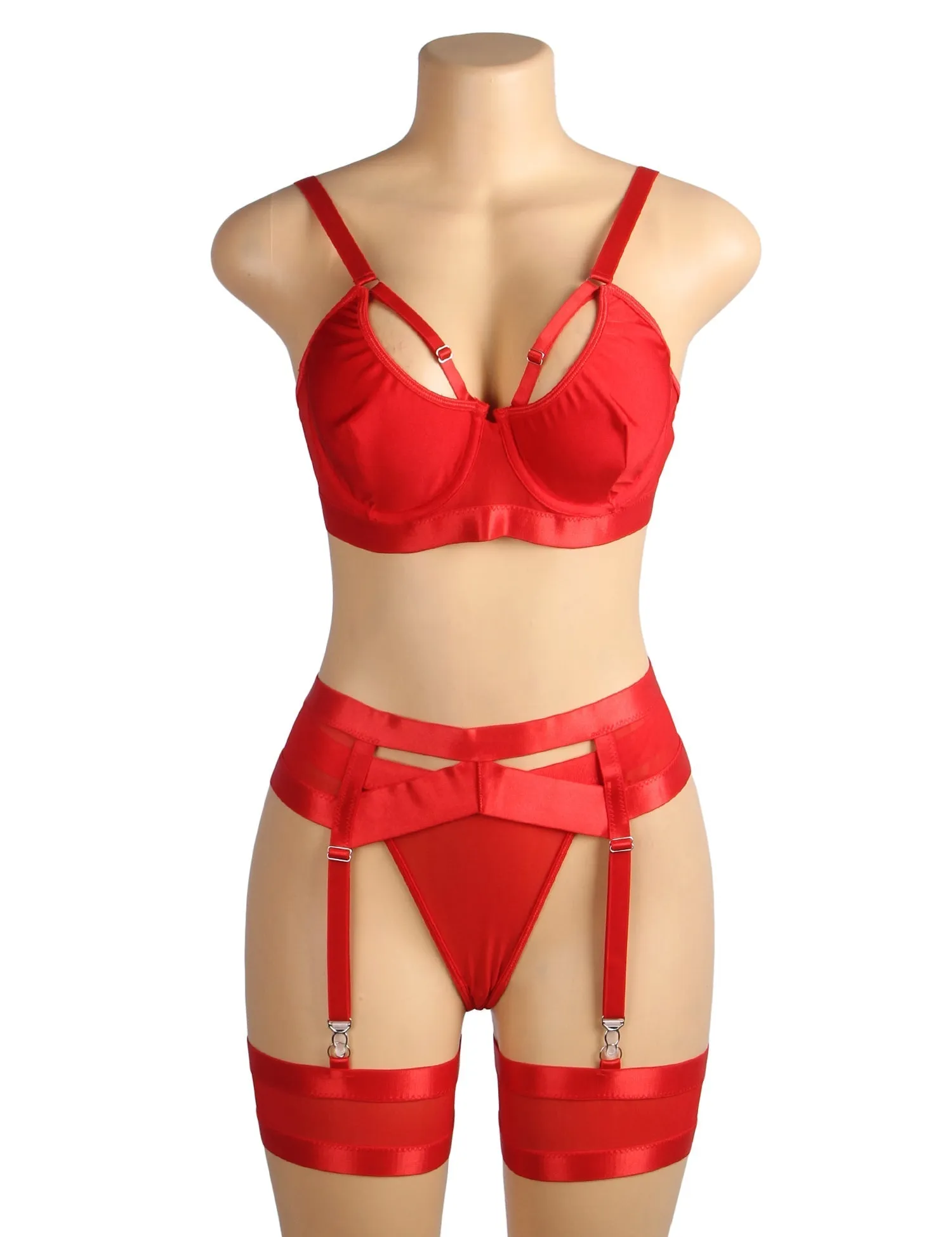 Bondage Garter Egypt Belt Bra Set