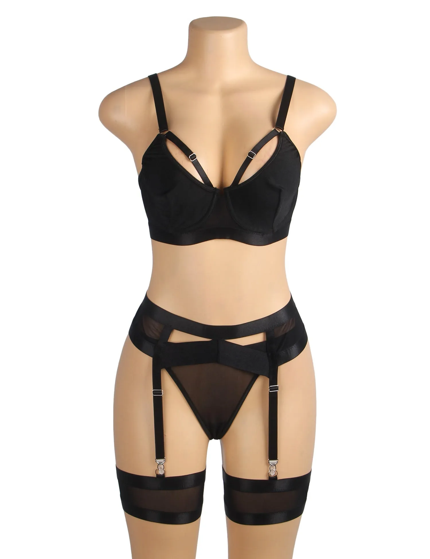 Bondage Garter Egypt Belt Bra Set