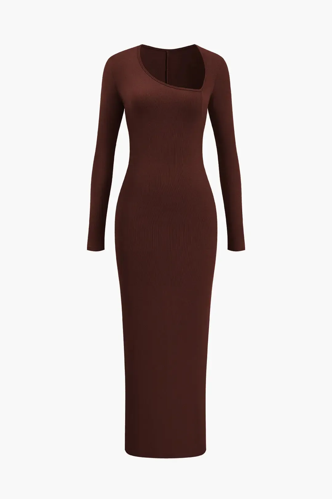 Brianna - Bold Neckline Slit Woman's Formal Maxi Dress