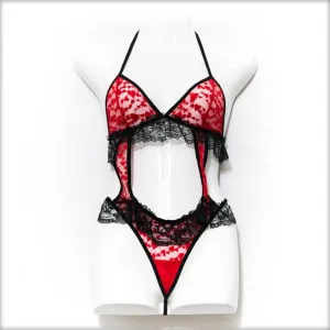 Bridal Red Lingerie Set