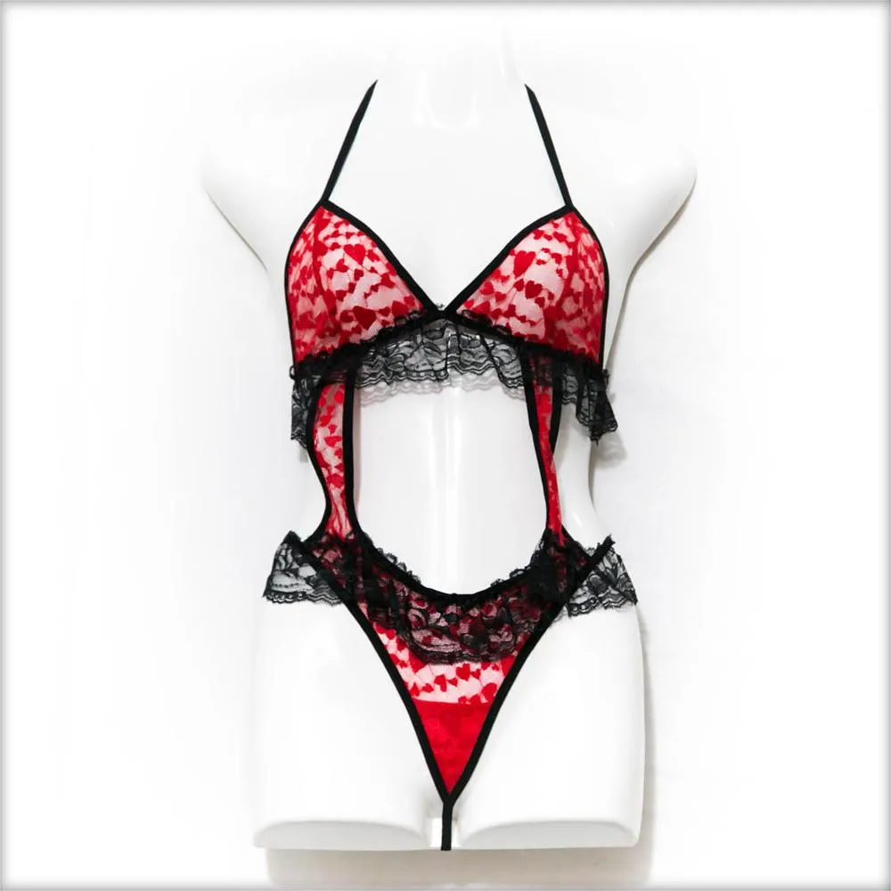 Bridal Red Lingerie Set