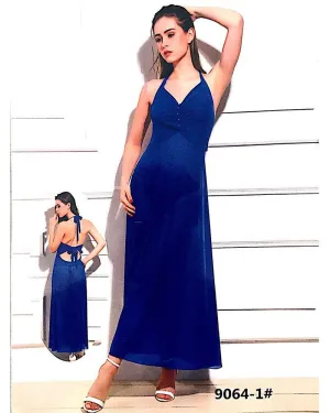 Bridal Sexy Lace Long Nighty - 9064-1