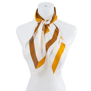 Bronze Stripes Fashion Scarf
