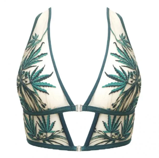 Brooklyn Haze Bralette - Emerald -