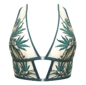 Brooklyn Haze Bralette - Emerald -