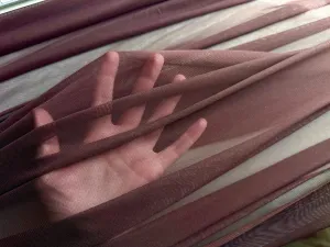 Brown Power Mesh Nylon Spandex