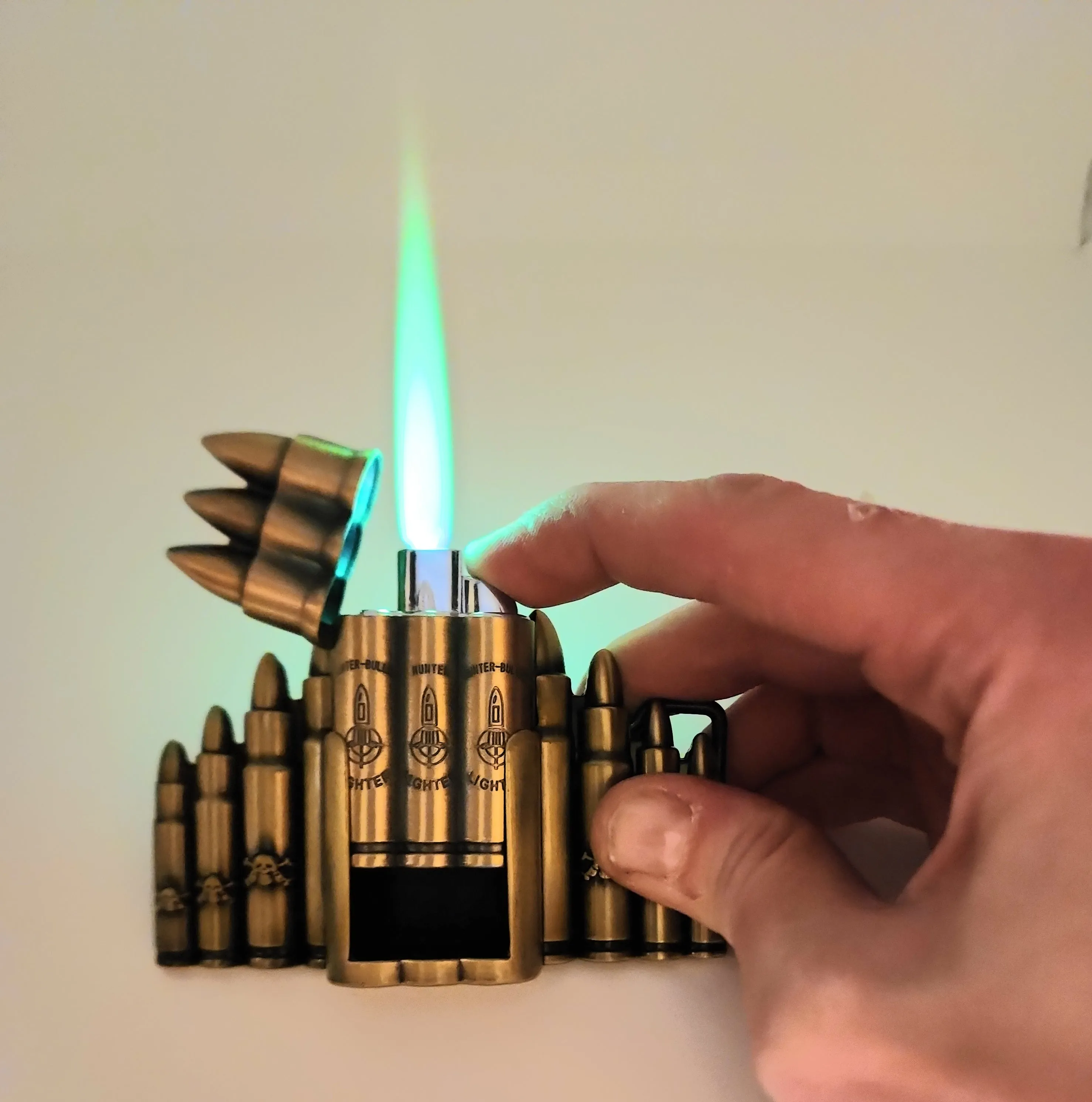 Bullet (Rifle Rounds) Jet Flame Lighter Belt Buckle