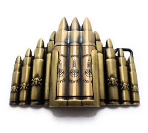 Bullet (Rifle Rounds) Jet Flame Lighter Belt Buckle