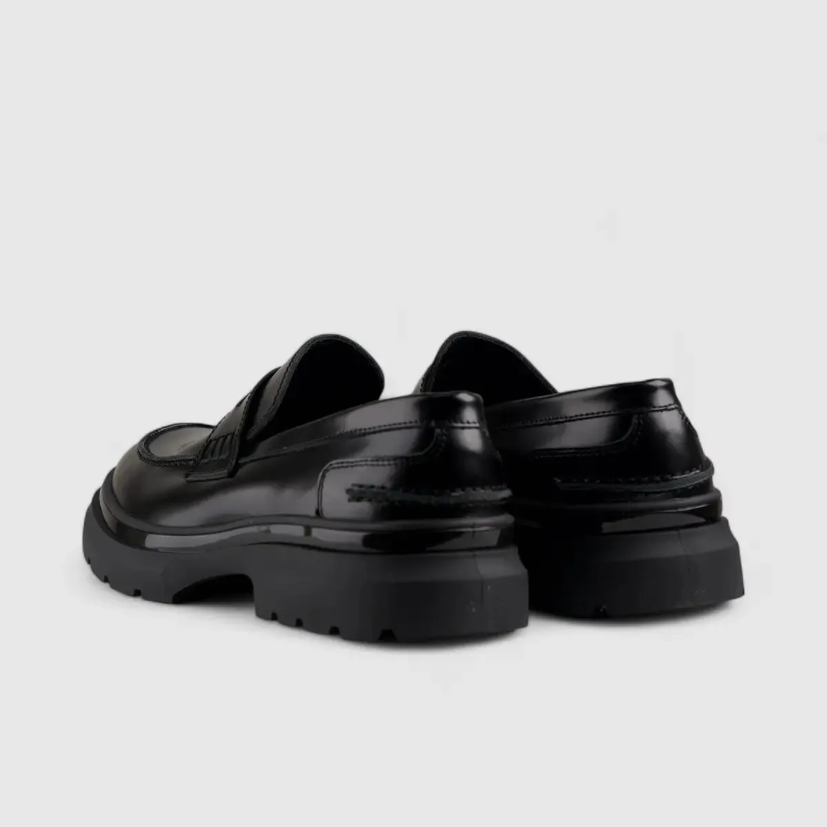 Bulletti Chunky Sole Loafer Black 4804
