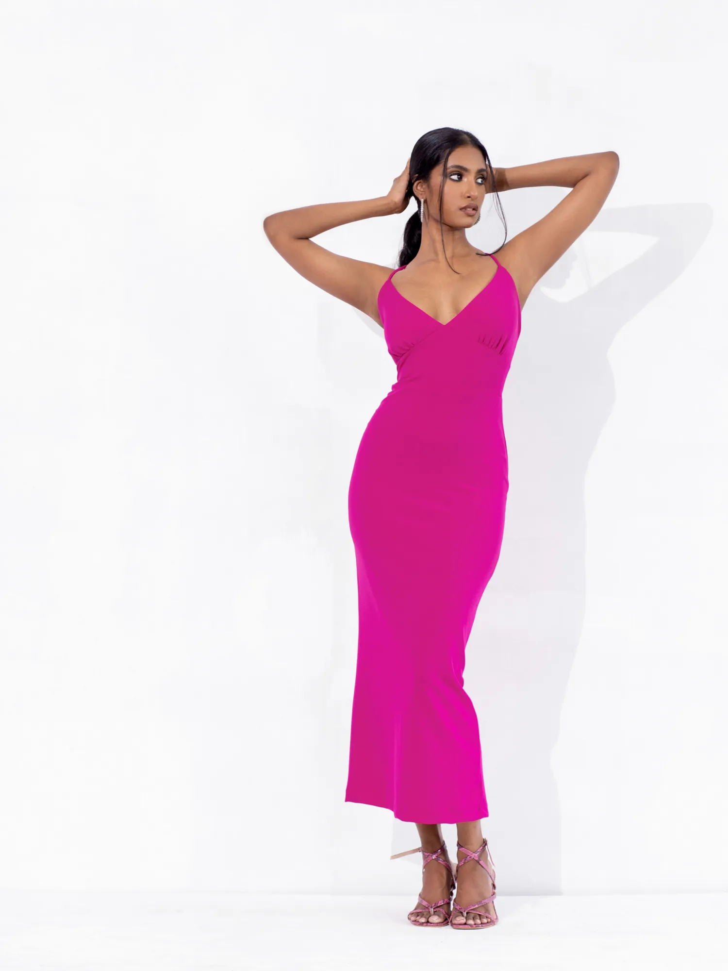 Bustier  Detailed Midi Dress