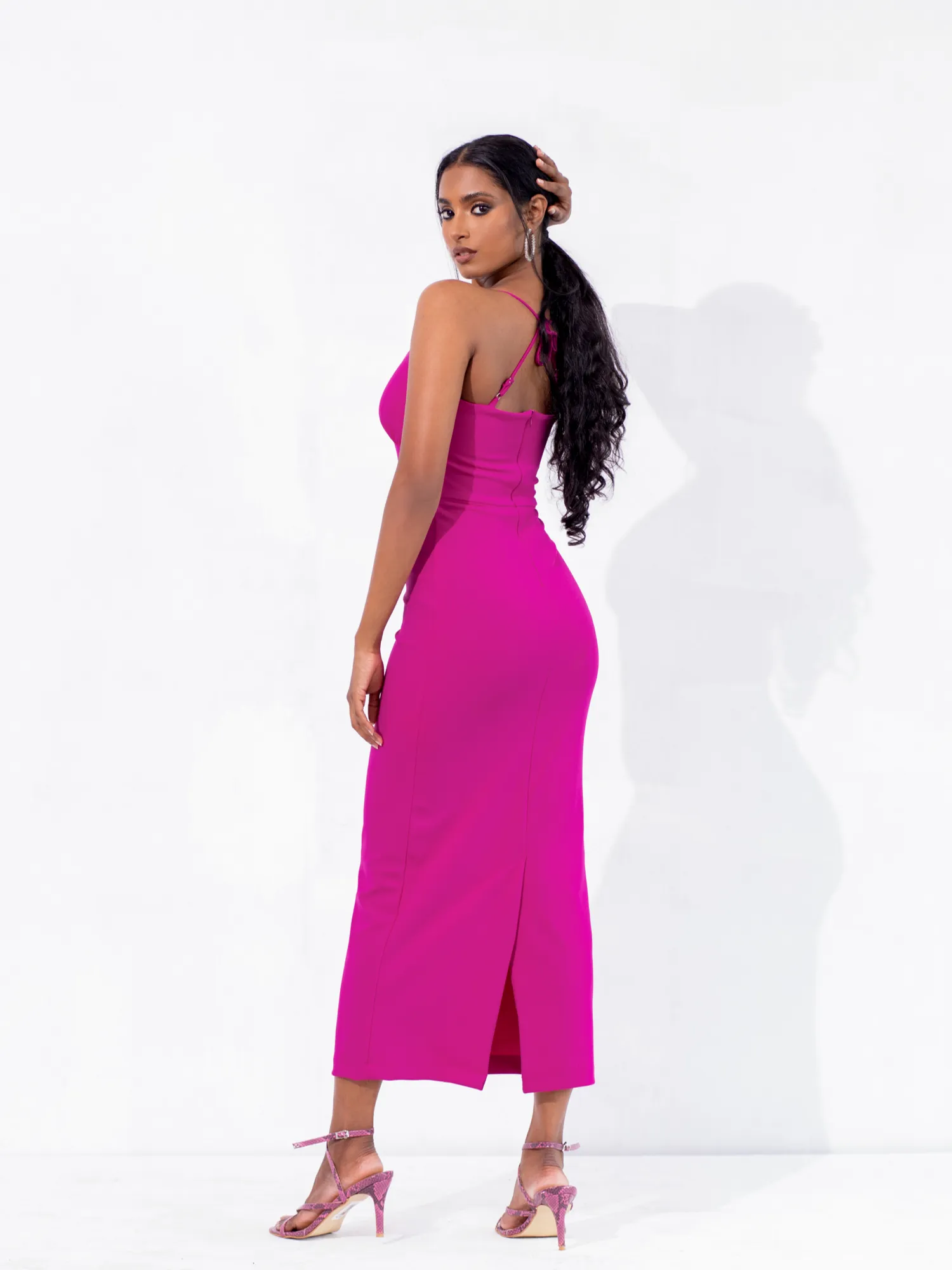 Bustier  Detailed Midi Dress