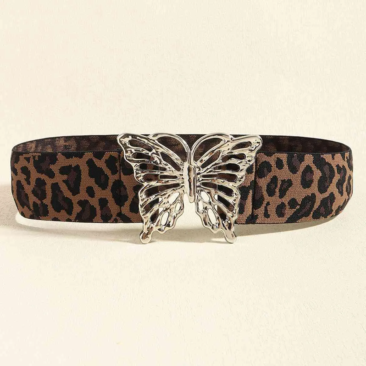 Butterfly Buckle Elastic Belt