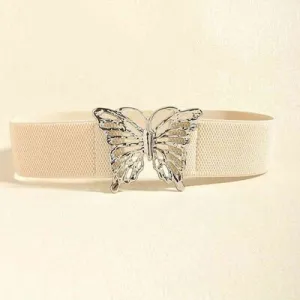 Butterfly Buckle Elastic Belt