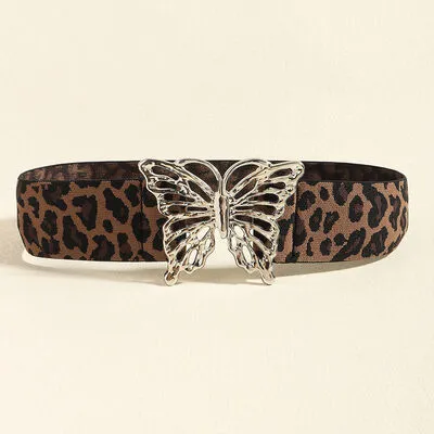 Butterfly Buckle Elastic Belt