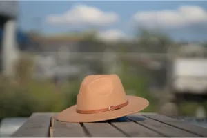 Camel Brown Fedora Hat