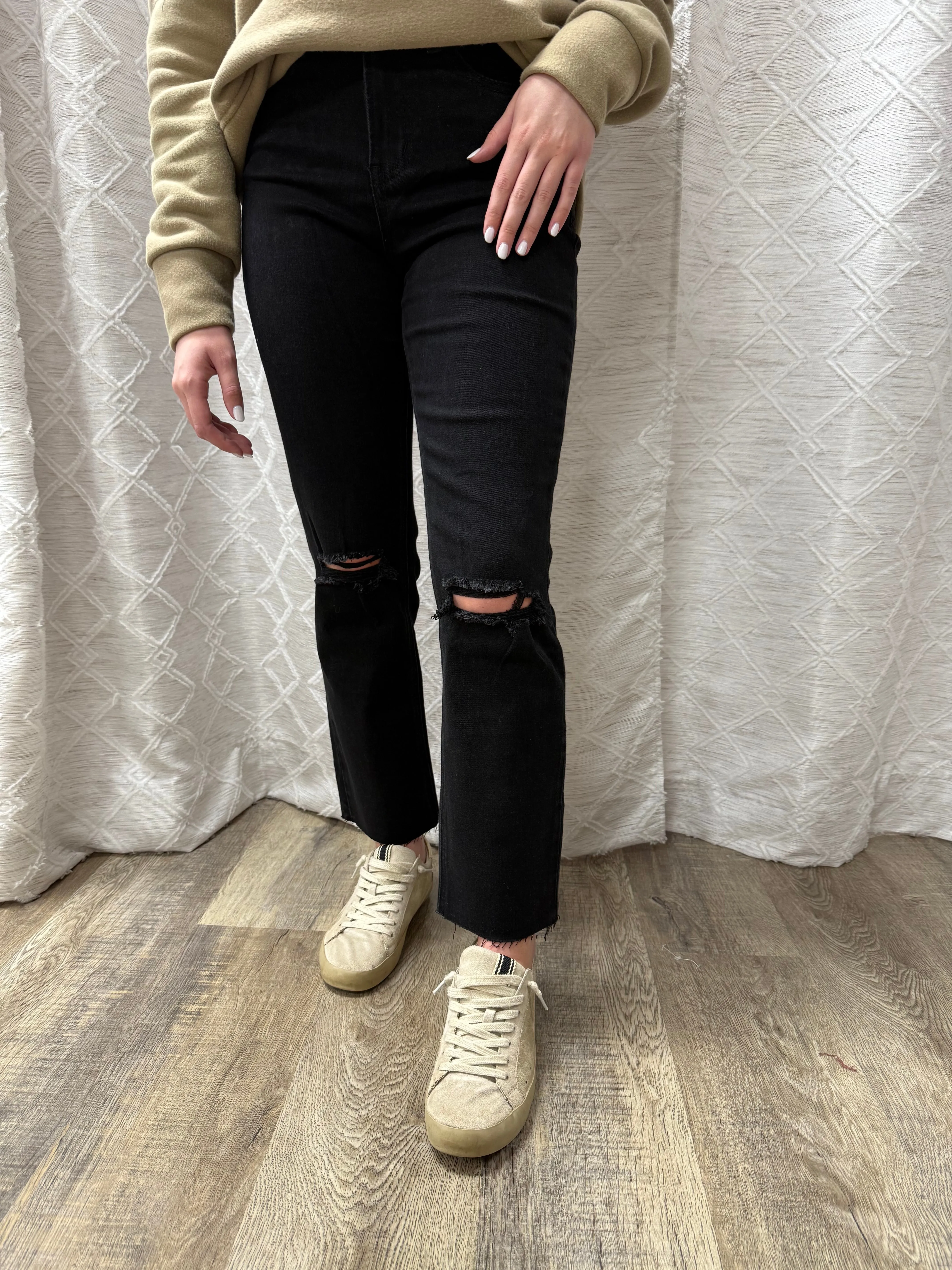 Can We Cropped Straight Jean