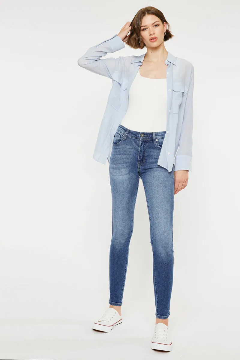 Caprice High Rise Super Skinny Jeans
