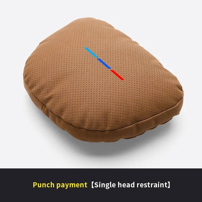 Car Headrest Neck Support & Lumbar Cushion - Soft Neck Pillow for Car