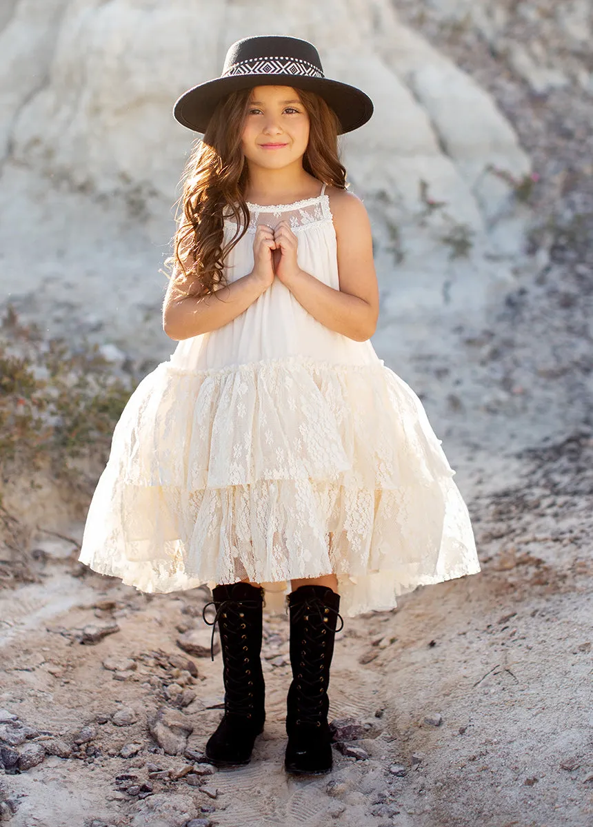 Catrina Dress in Cloud