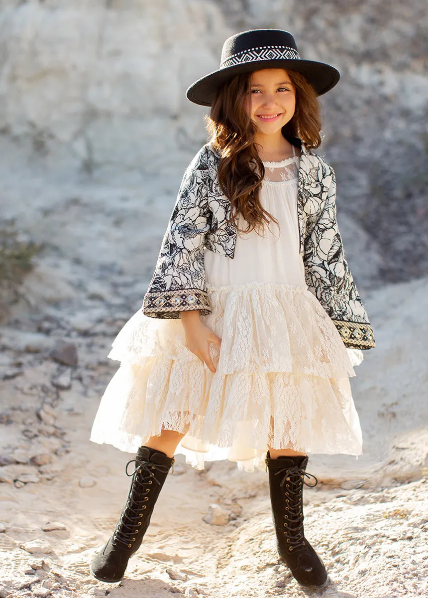 Catrina Dress in Cloud