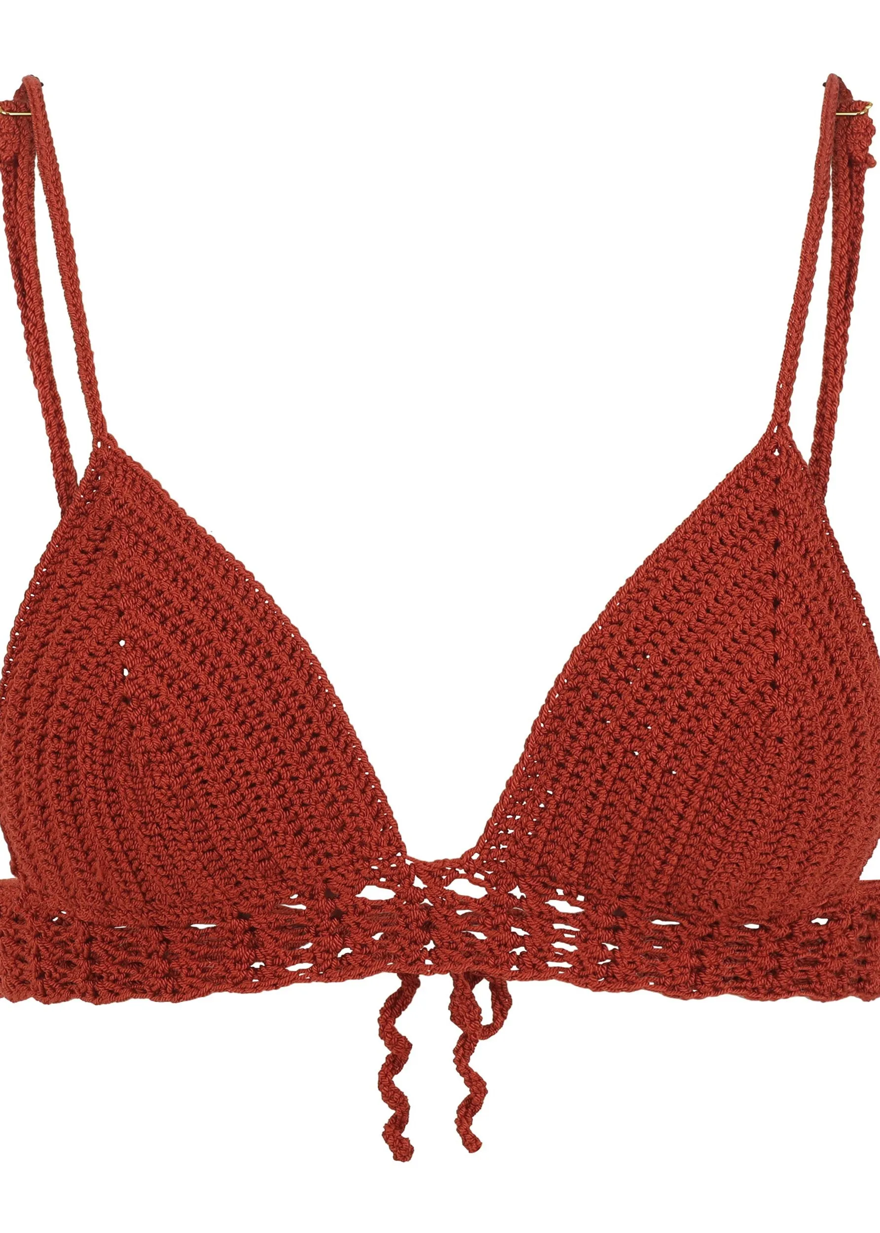 Celia Crochet Bralette in Cinnamon
