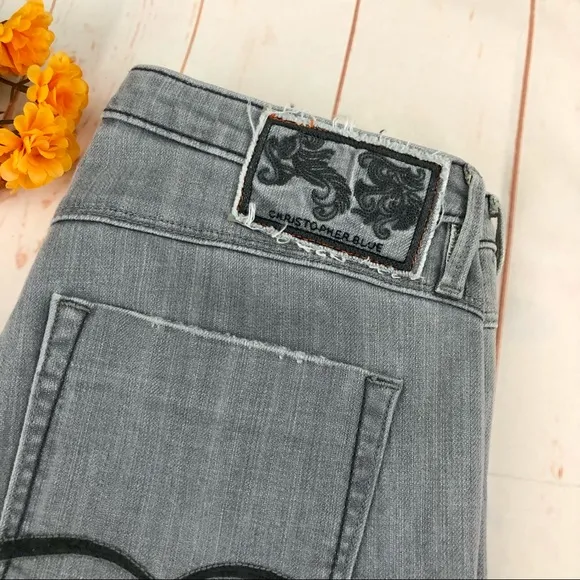 Christopher Blue Straight Leg Jeans