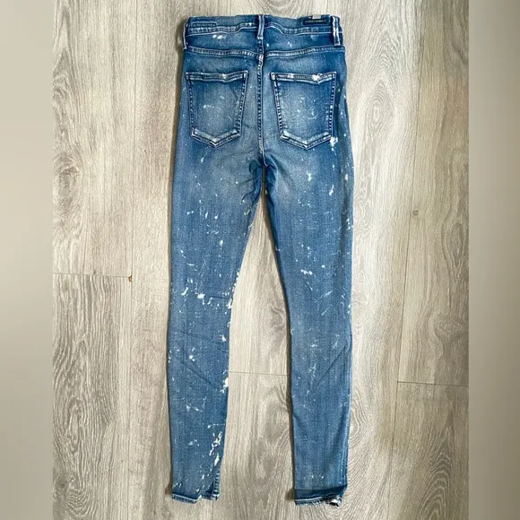 ❣️CITIZENS OF HUMANITY ROCKET PAINT SPLATTER BLEACHED STARRY LIGHT JEANS SIZE 26