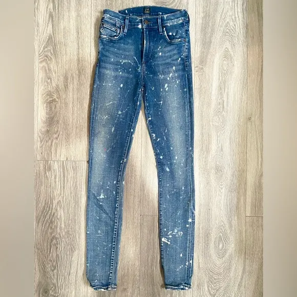 ❣️CITIZENS OF HUMANITY ROCKET PAINT SPLATTER BLEACHED STARRY LIGHT JEANS SIZE 26