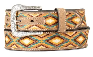 CLA1565202-M Belt Ladies Southwest Diamond Inlay