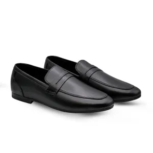 Classic Black Loafers︱Royele Leather